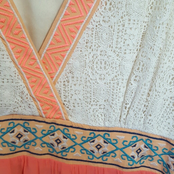 THE HARPER boho chic bohemian maxi dress L - Picture 4 of 8